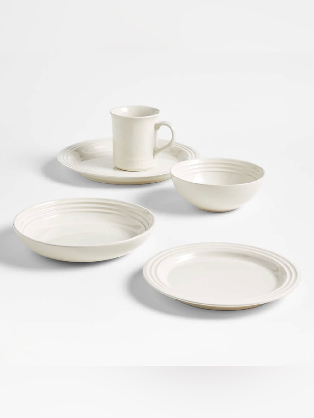 Le Creuset 10.5" (27 cm) Meringue Dinner Plate NWT